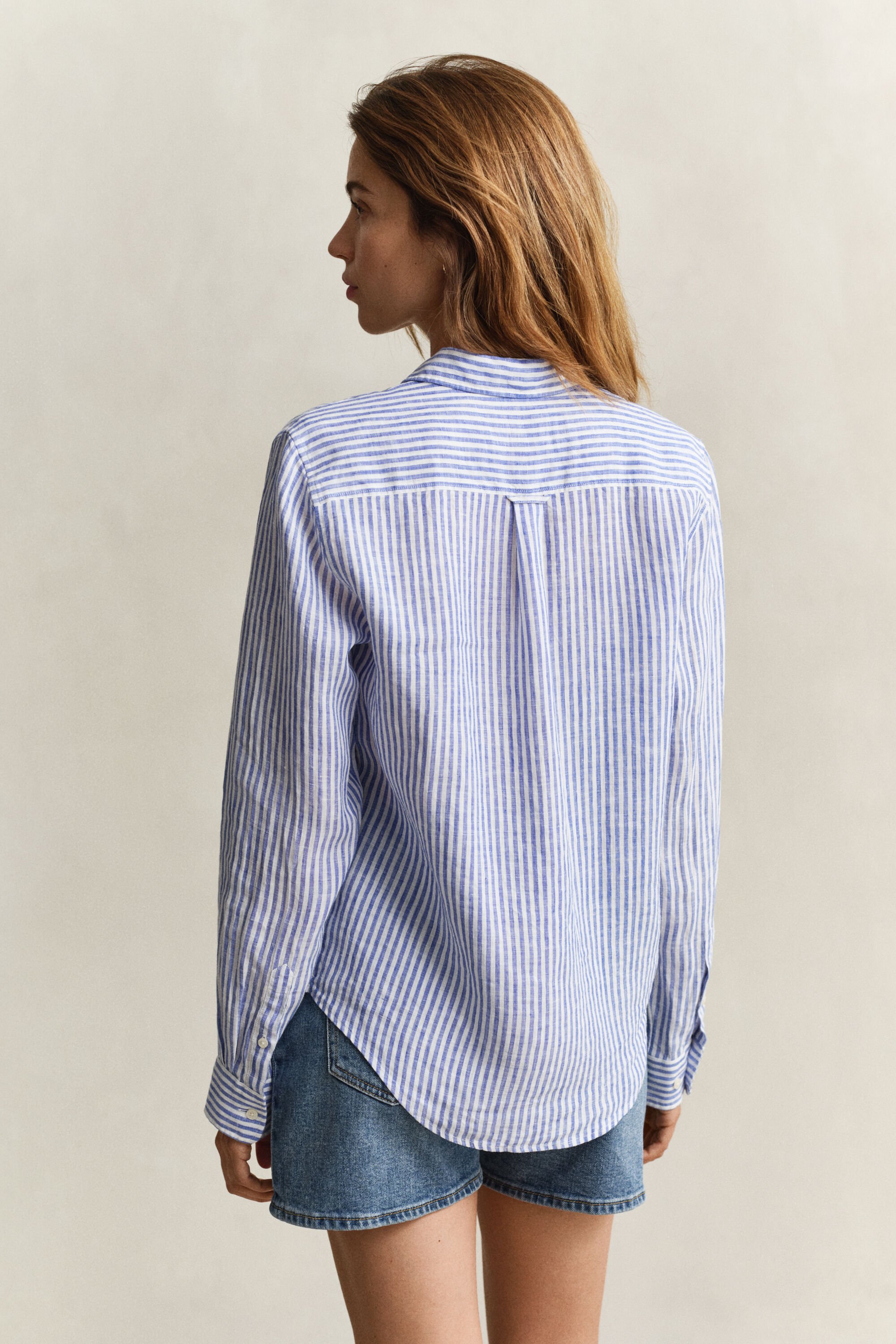 Regular Fit Striped Linen Shirt