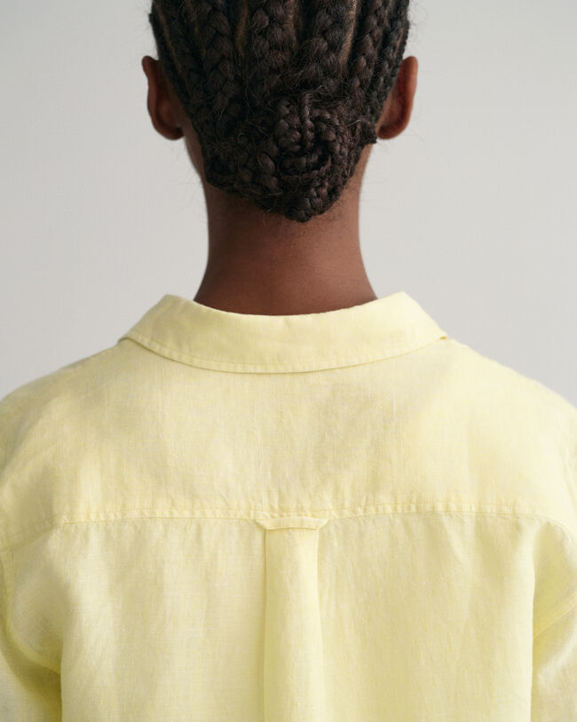 Regular Fit Linen Chambray Shirt