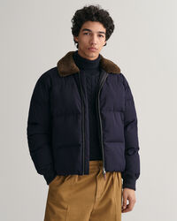 Padded Flannel Puffer Jacket
