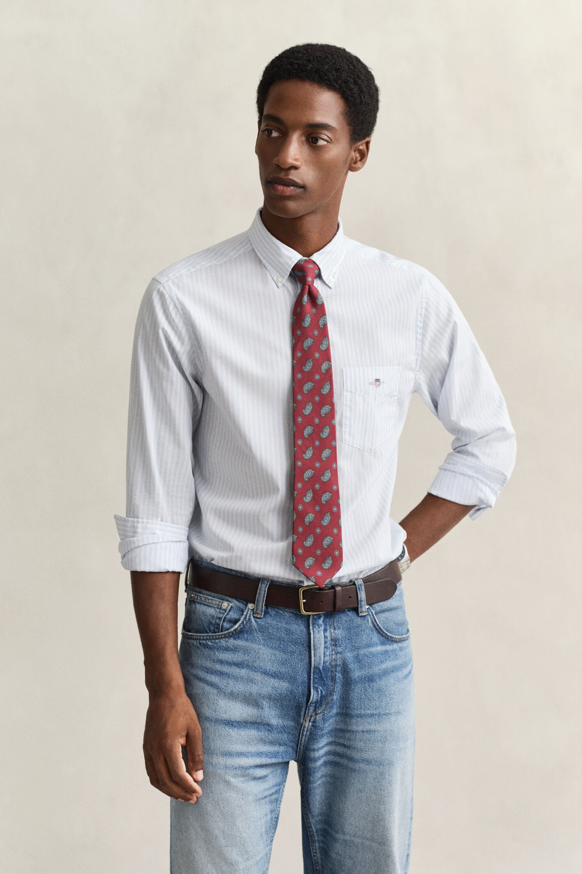 Striped Classic Poplin Shirt