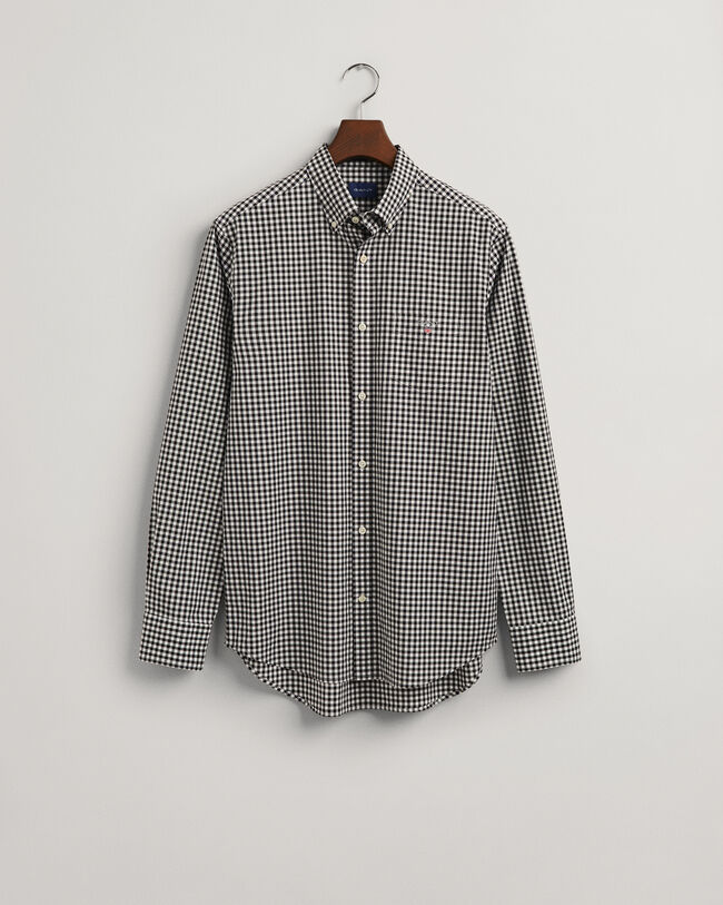 Regular Fit Gingham Broadcloth Shirt