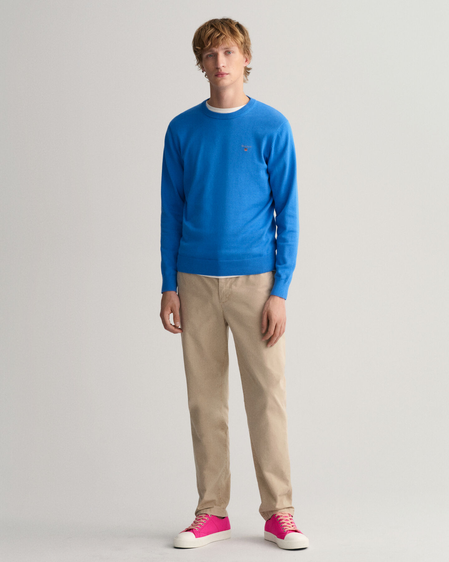 Classic Cotton Crew Neck Sweater