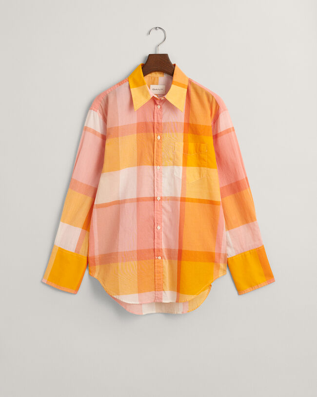 Relaxed Fit Madras Check Shirt