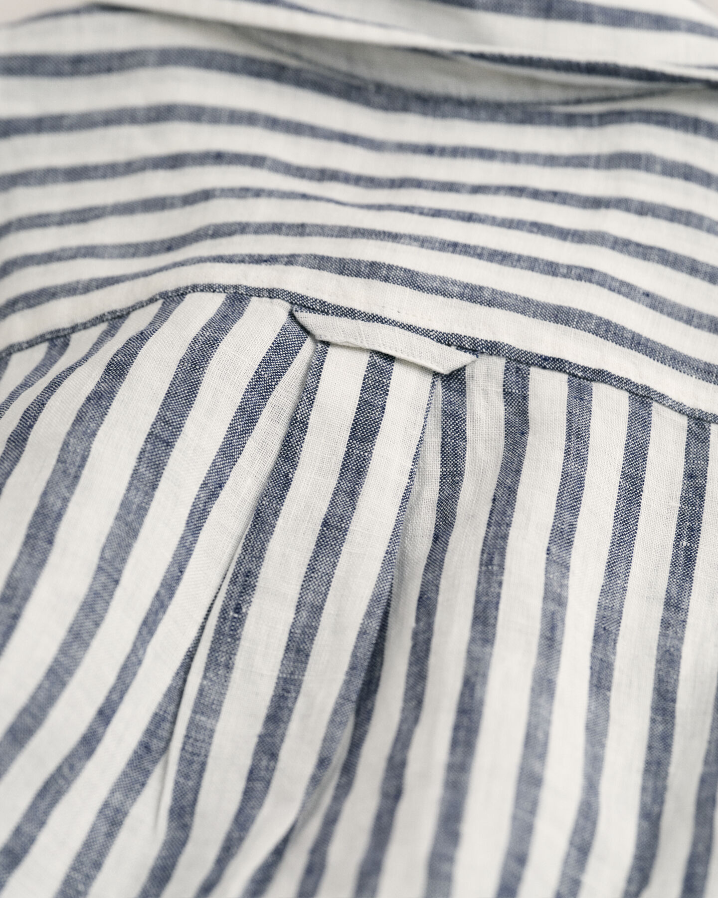Relaxed Fit Striped Linen Shirt