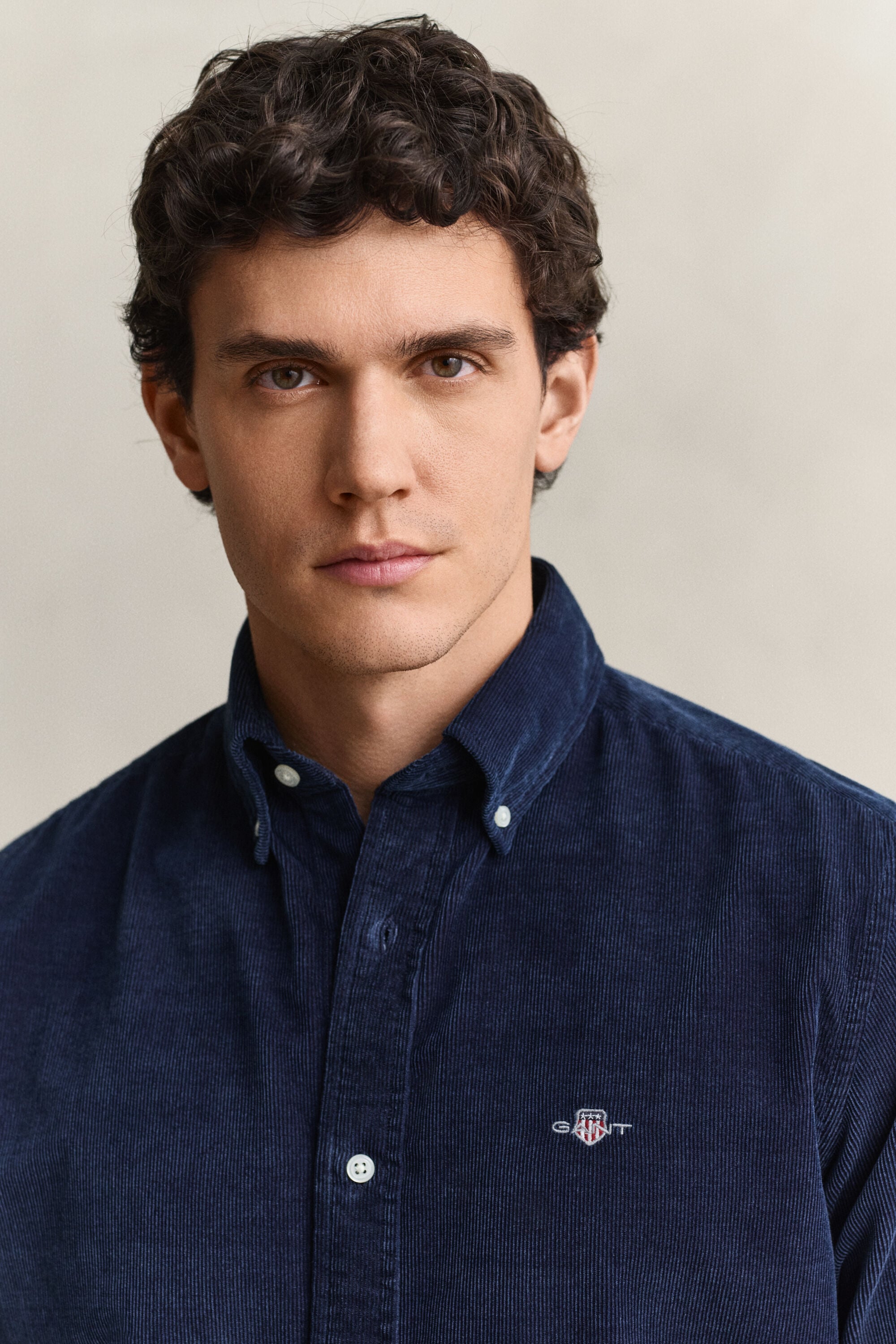 Indigo Corduroy Shirt