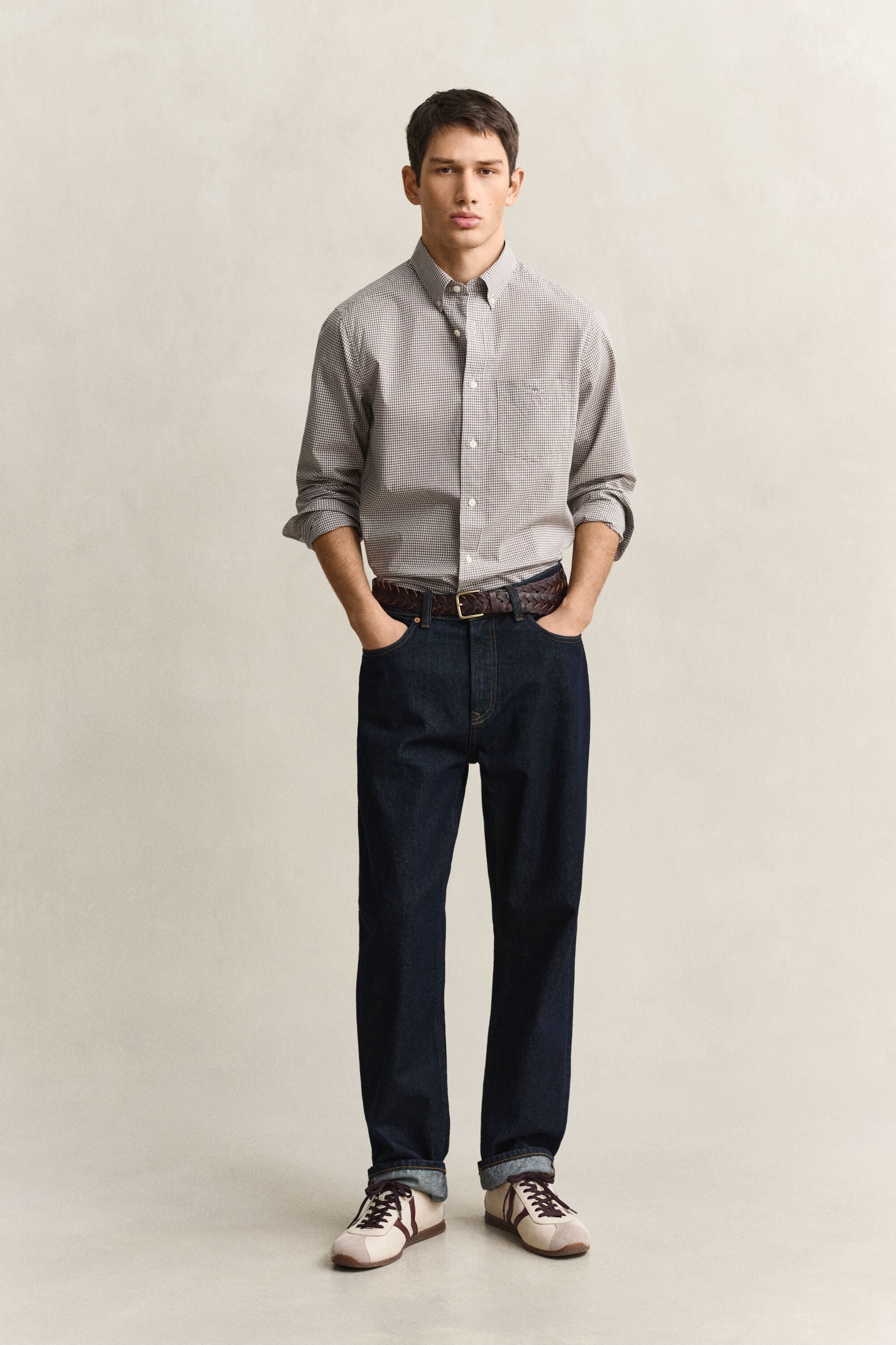 Gingham Classic Poplin Shirt