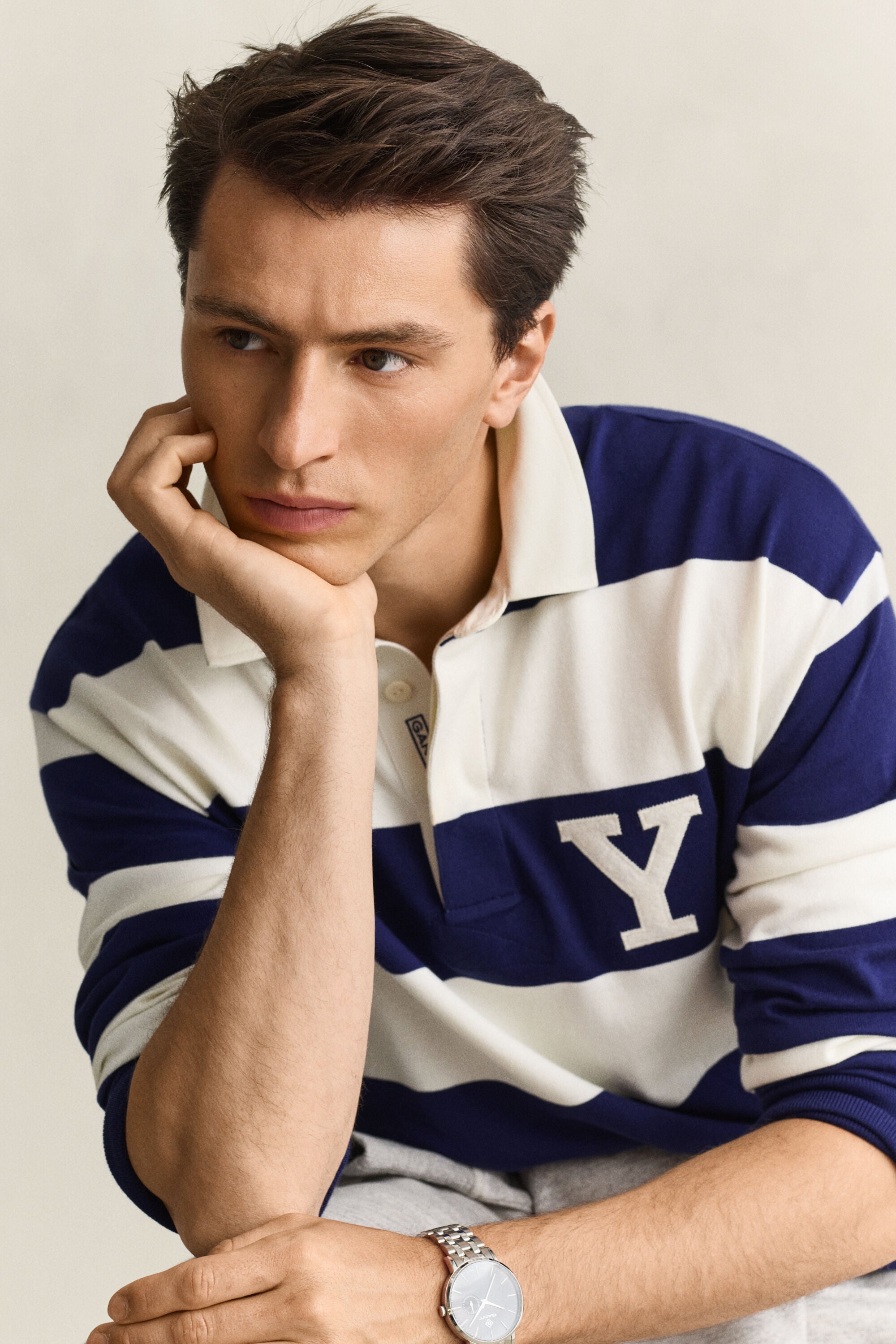 Gant x Yale Striped Heavy Rugger