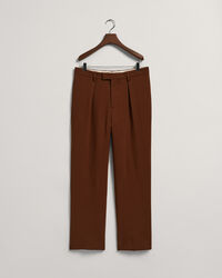 Wide Leg Wool Crepe Suit Pants