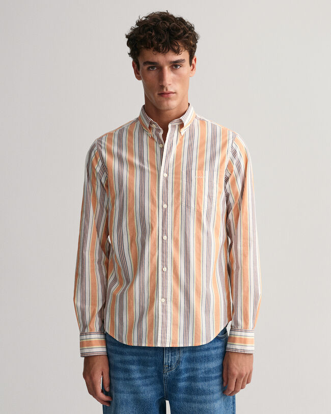 Regular Fit Colorful Striped Shirt