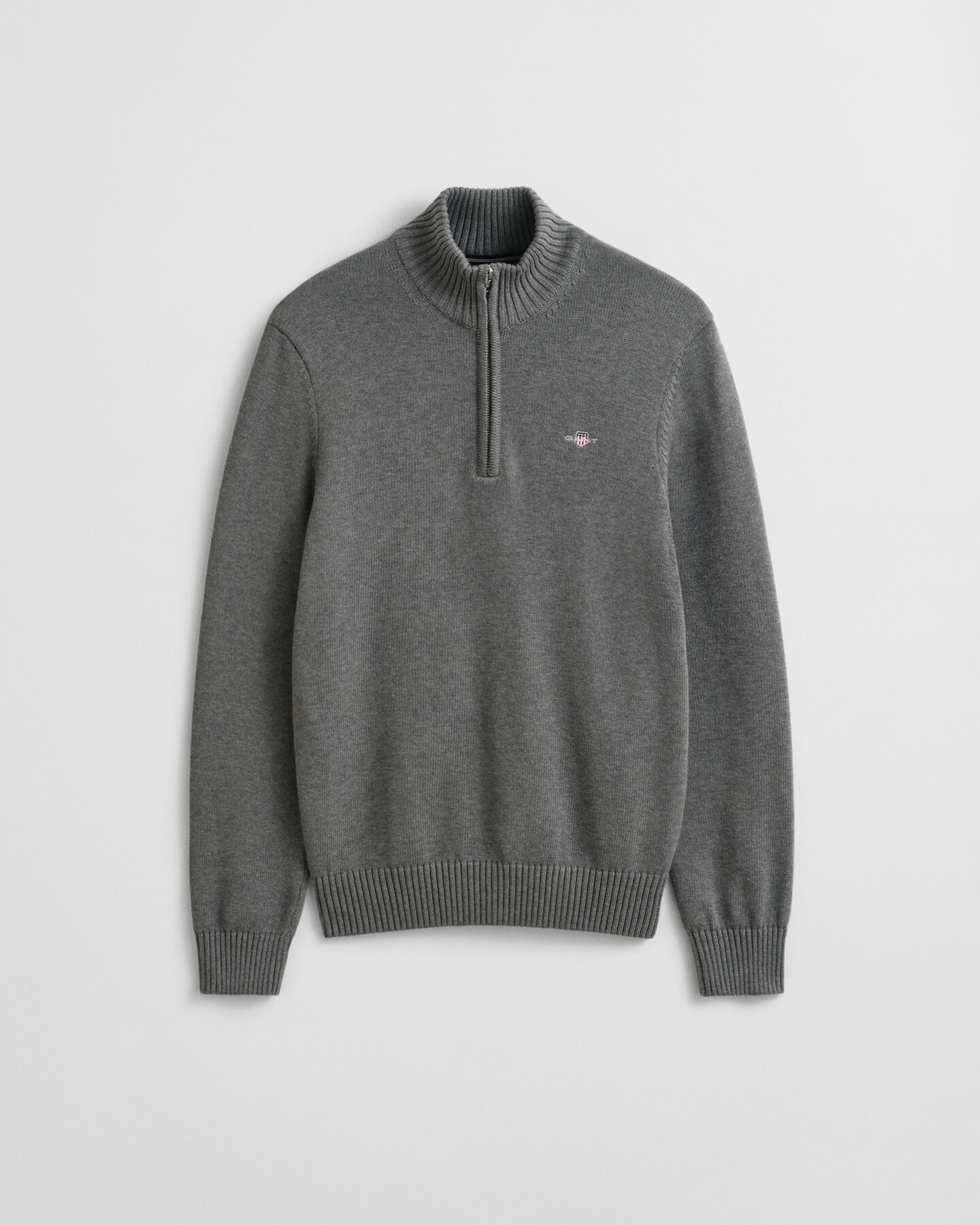 Casual Cotton Half-Zip Sweater