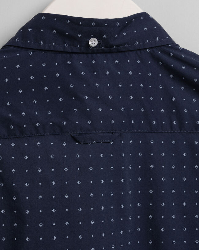 Slim Fit Tech Prep&trade; Signal Dot Broadcloth Shirt