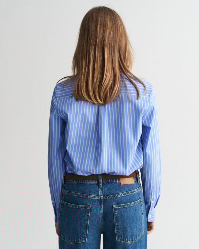 Regular Fit Classic Striped Poplin Shirt
