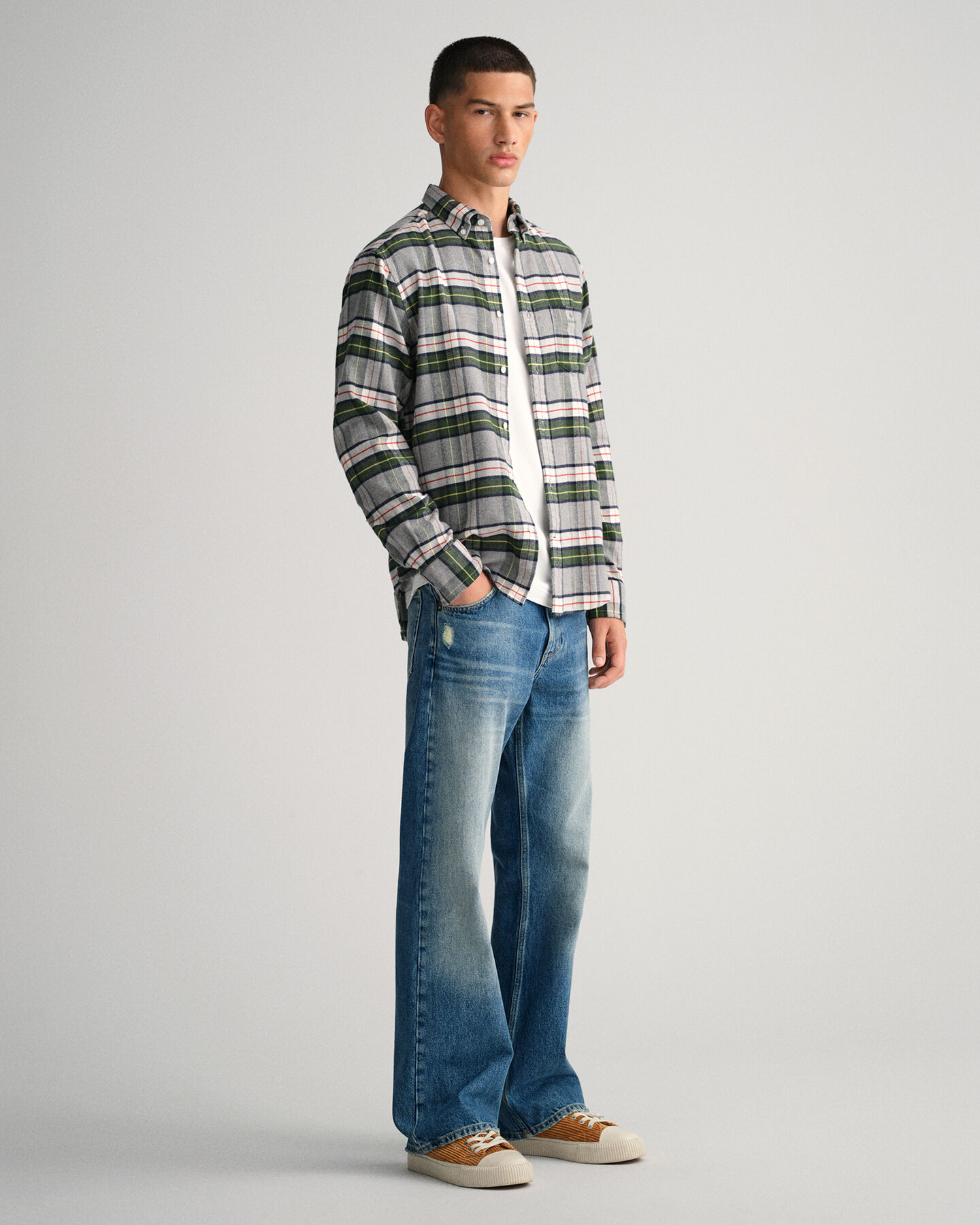 Regular Fit Flannel Check Shirt