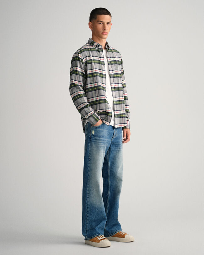 Regular Fit Flannel Check Shirt