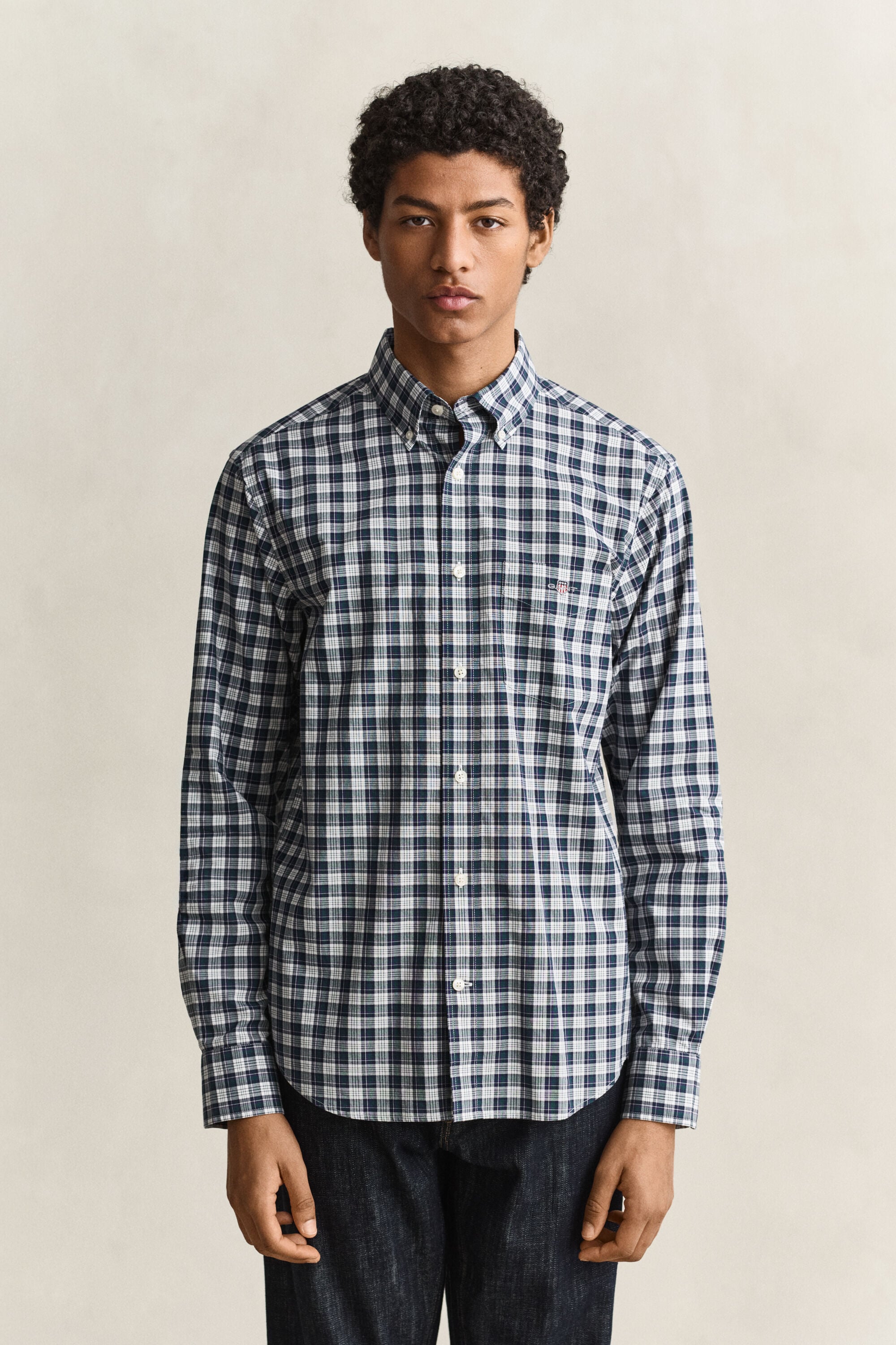 Checked Poplin Shirt