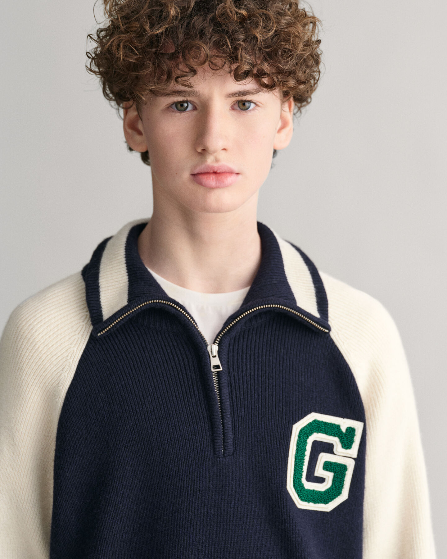 Teens Knitted GANT Varsity Sweater
