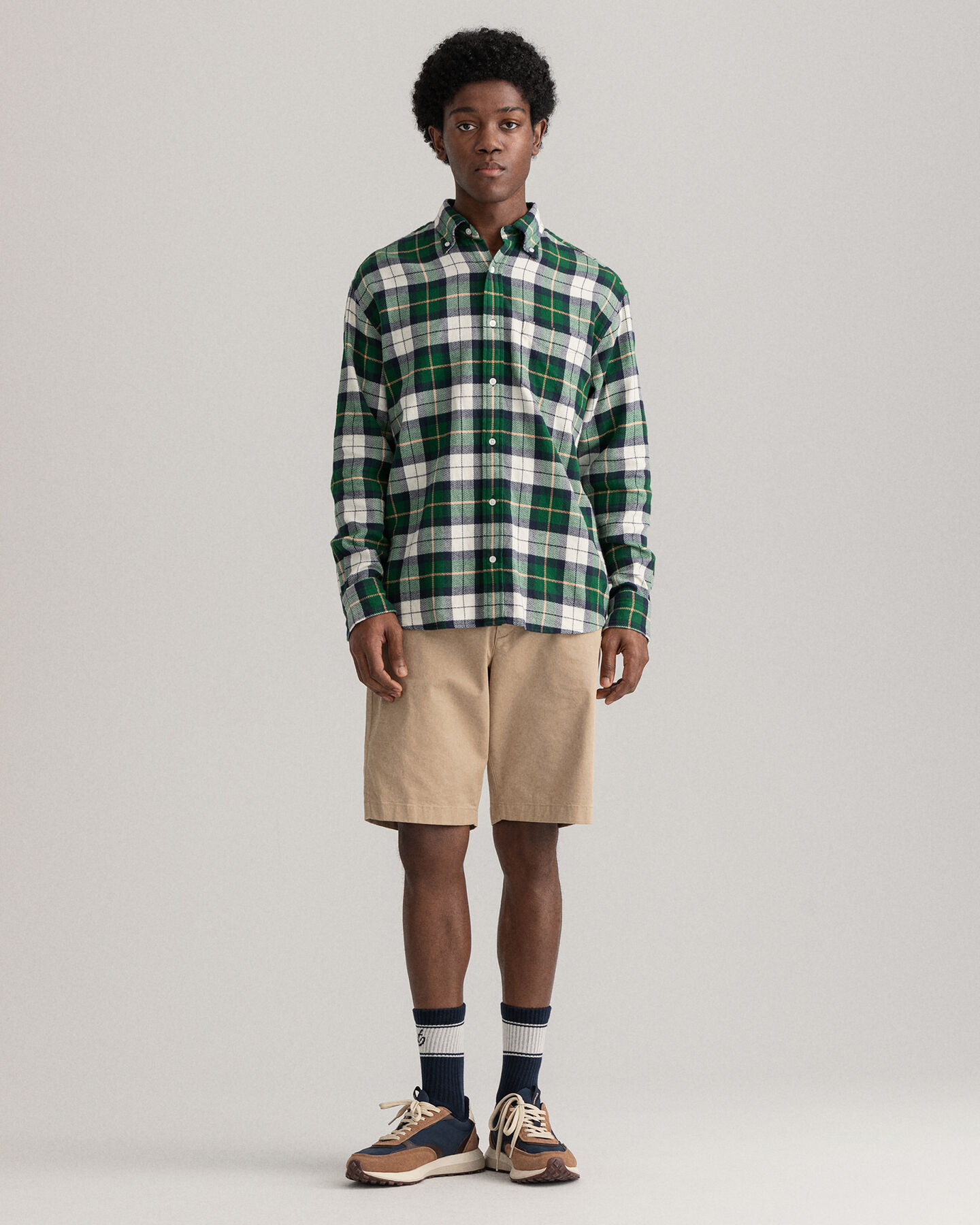 Relaxed Fit Texture Check Shirt