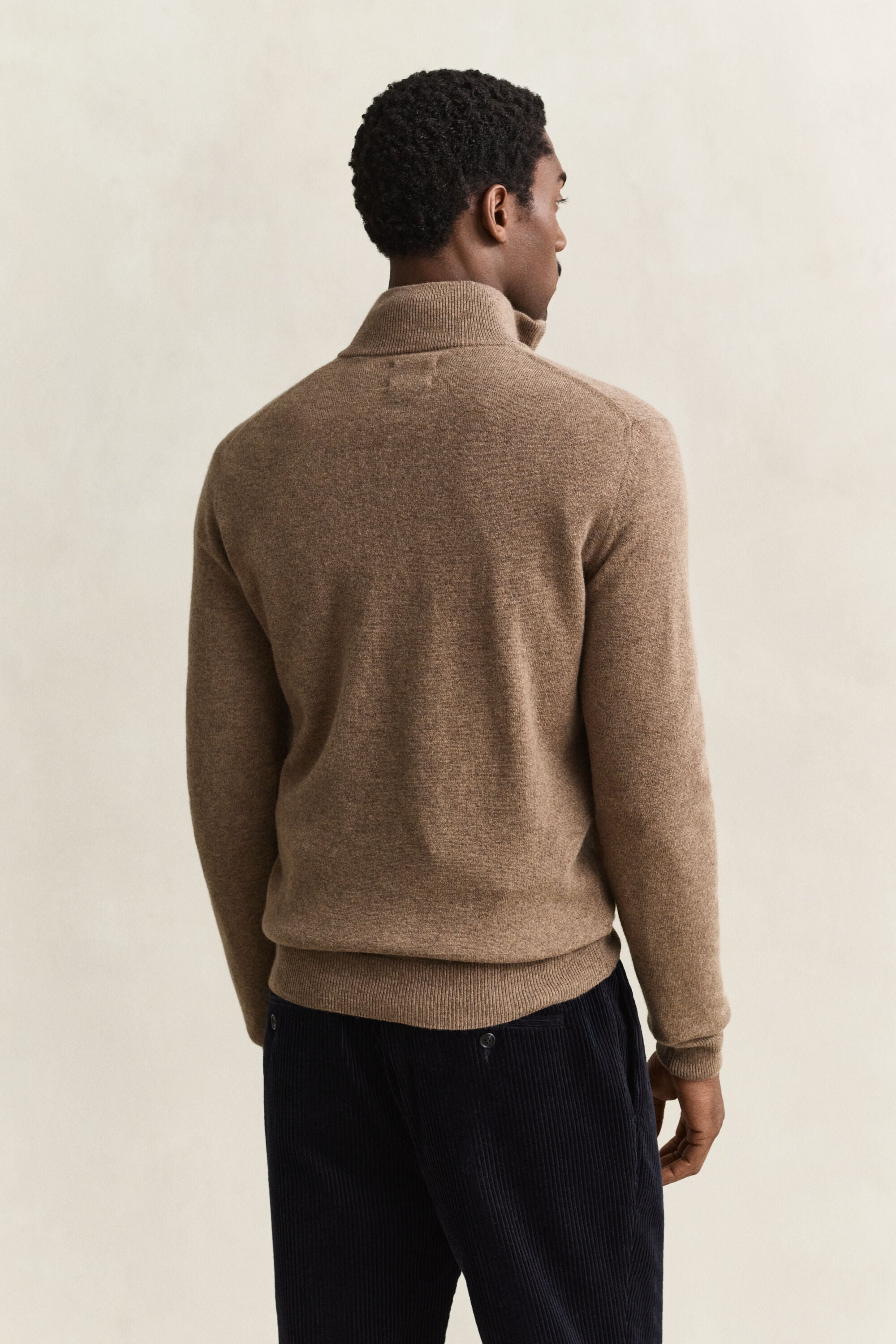 Lambswool Half-Zip Sweater