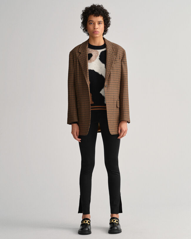 Side Zip Jersey Leggings