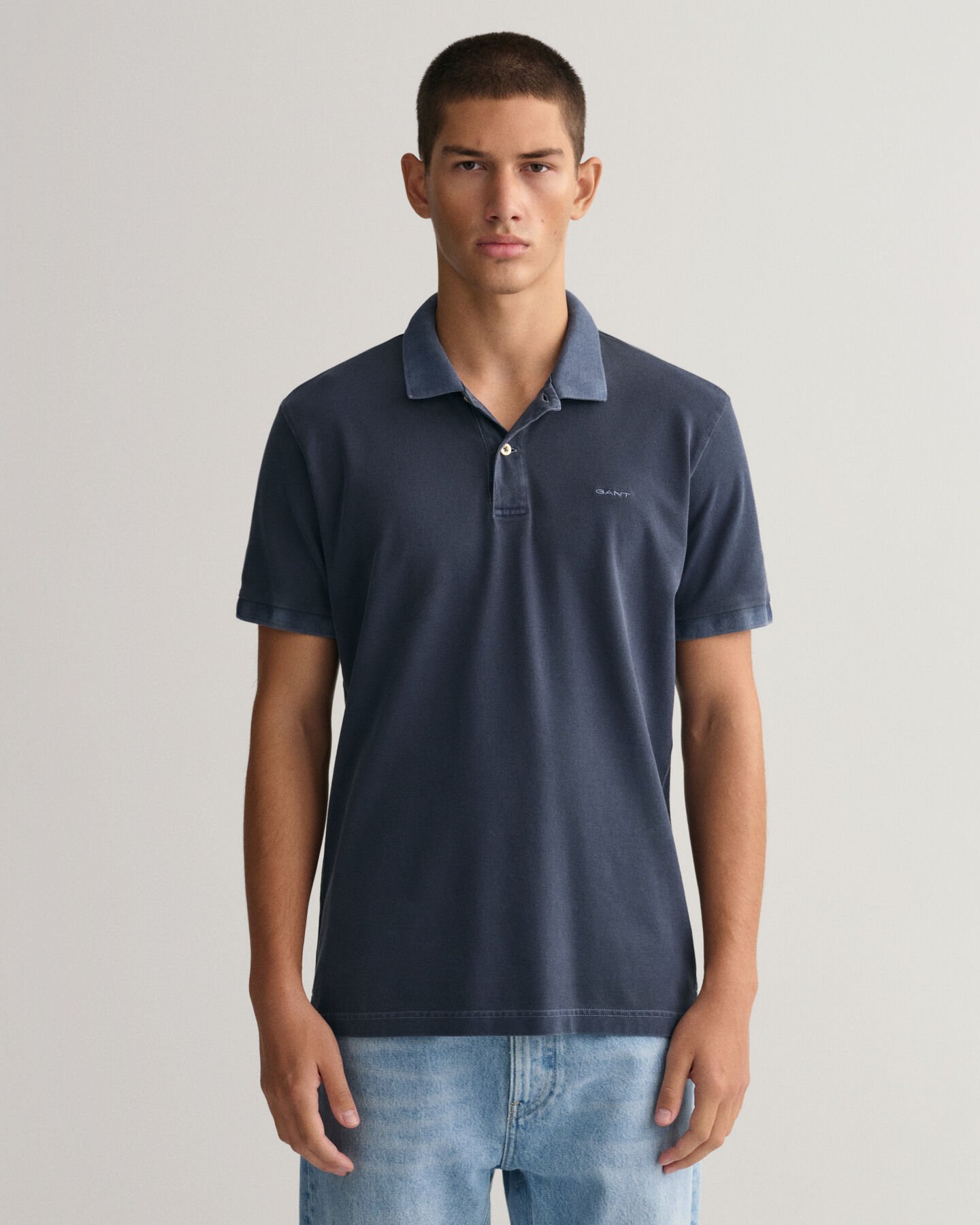 Sunfaded Piqué Polo Shirt