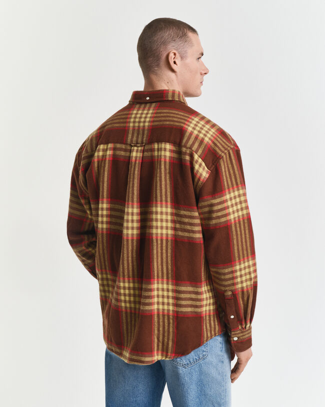 Oversized Flannel Twill Shirt