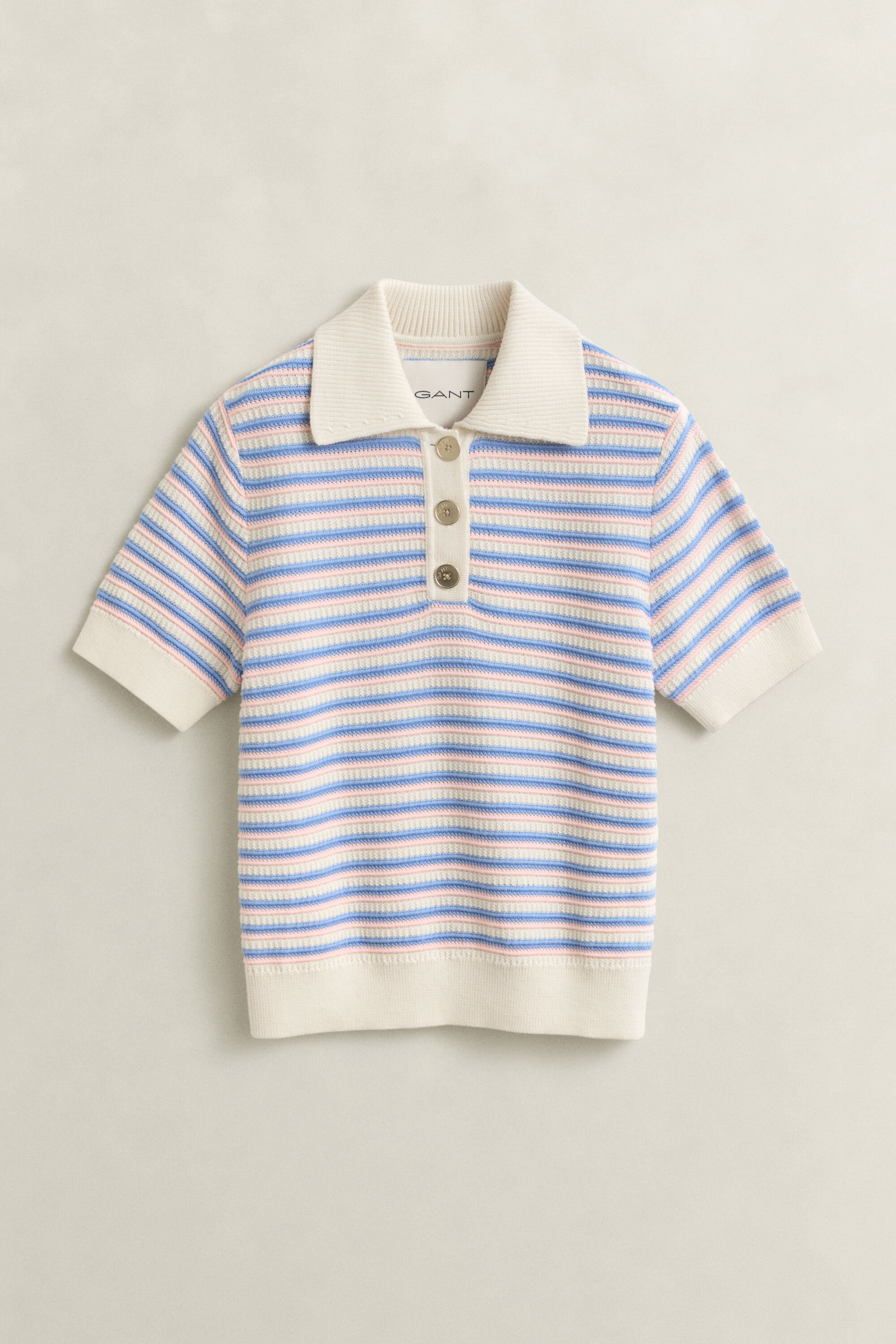 Multistriped Textured Top
