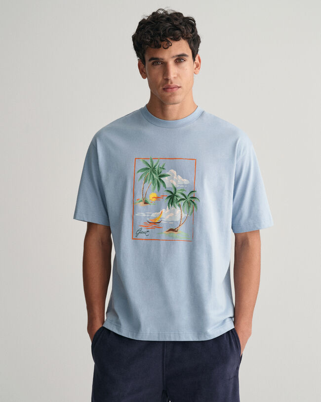 Hawaiian Printed T-Shirt