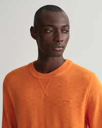 Cotton Flamme Crew Neck Sweater