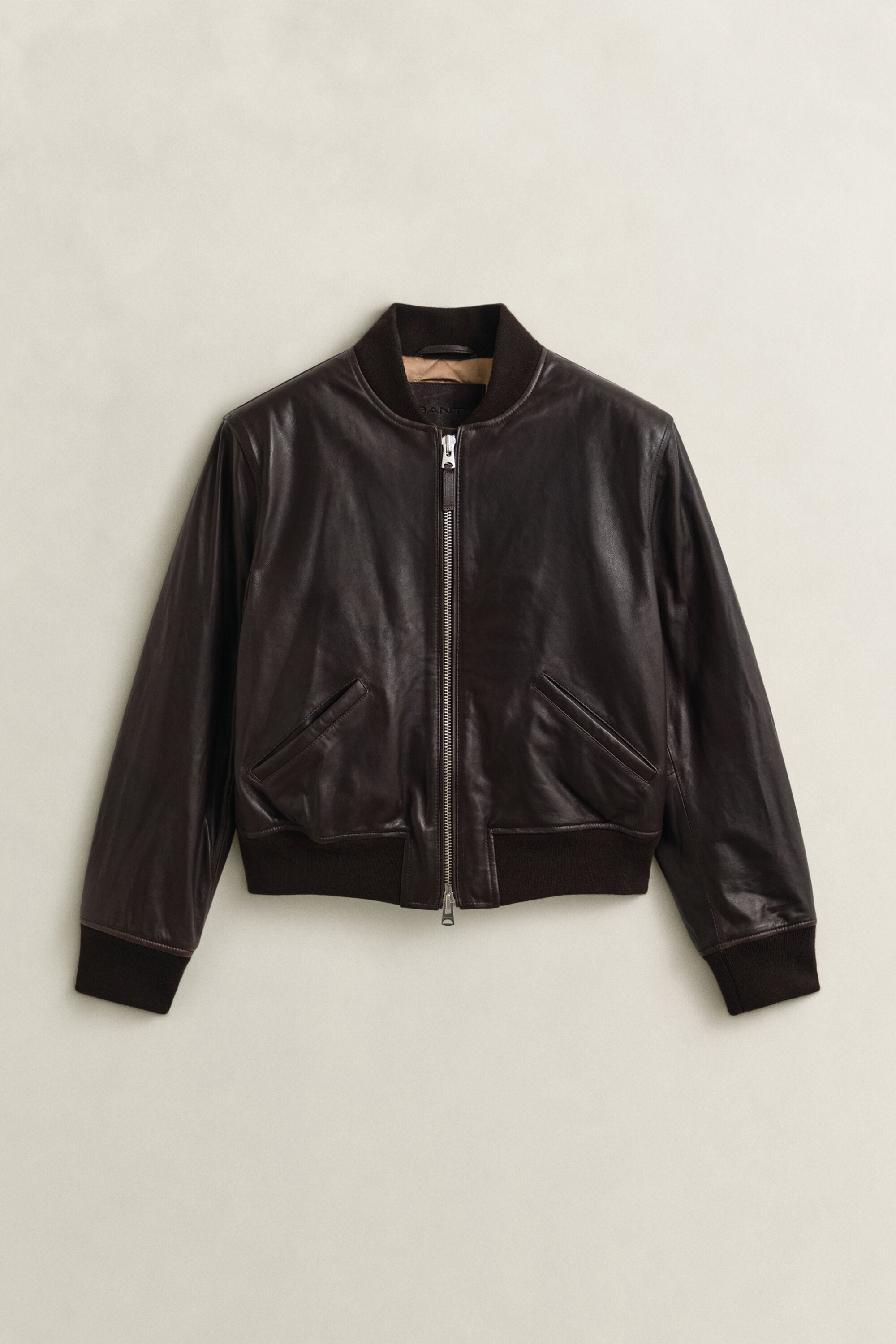 Leather Bomber Jacket