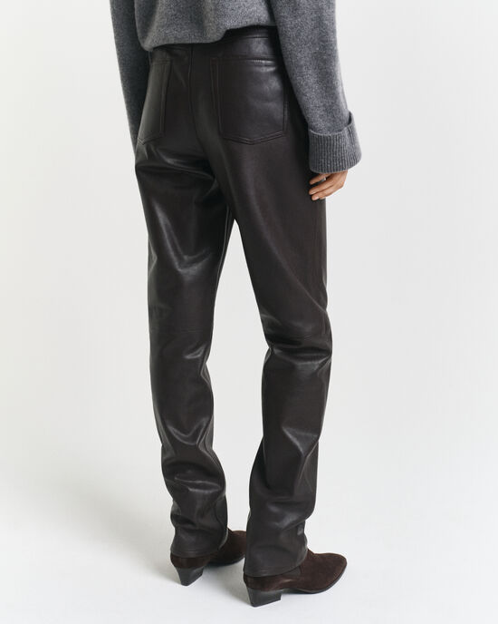 5-Pocket Leather Pants