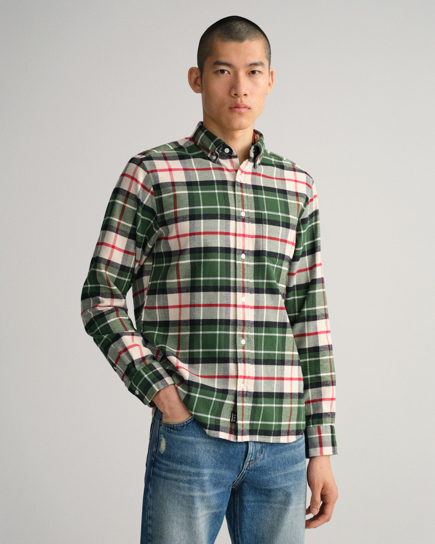 Regular Fit Flannel Tartan Shirt
