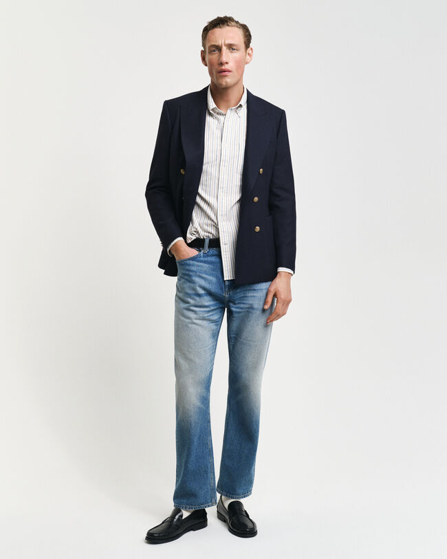 Relaxed Fit Striped Heritage Oxford Shirt