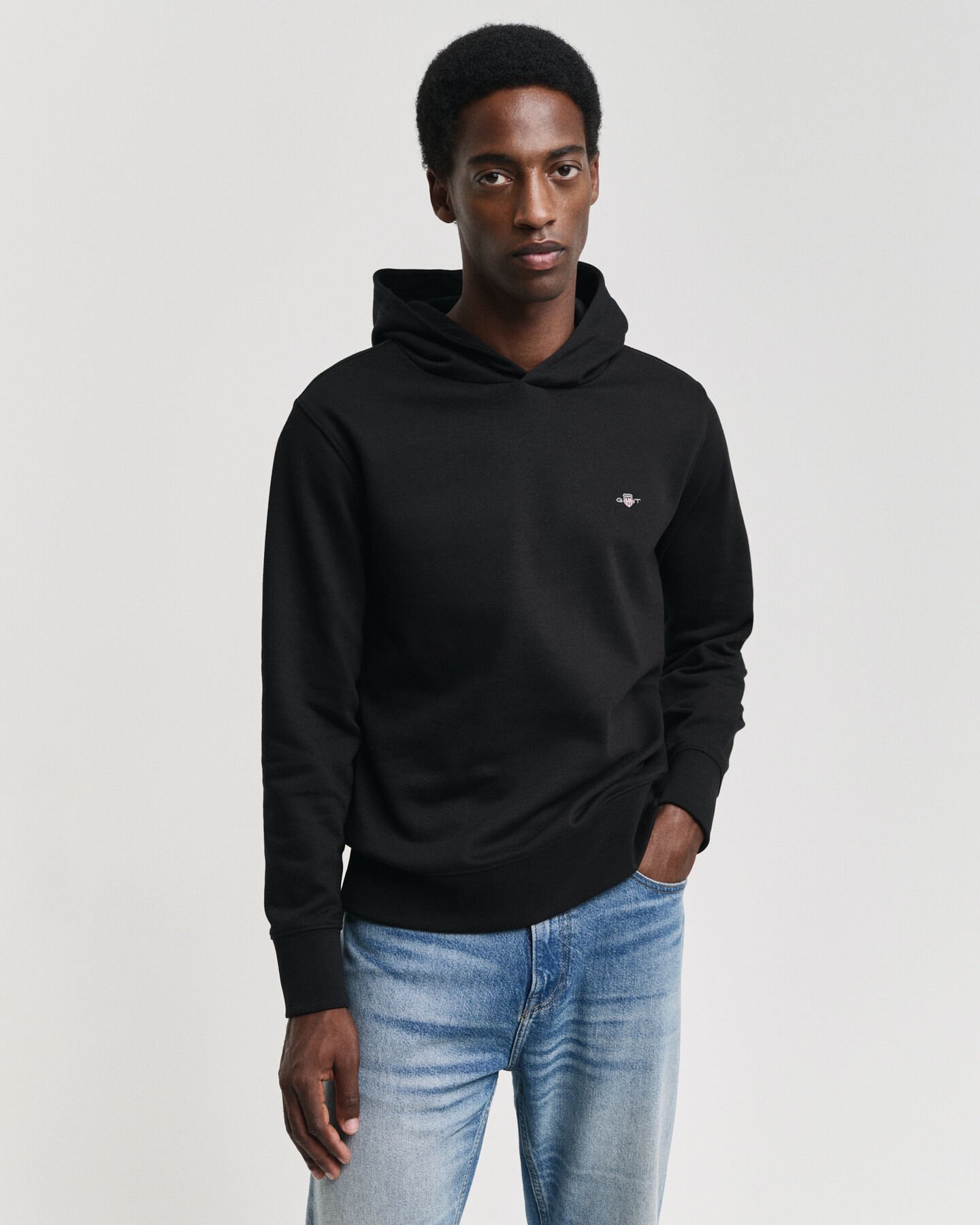 Seasonal Essential Embroidered Archive Shield Hoodie