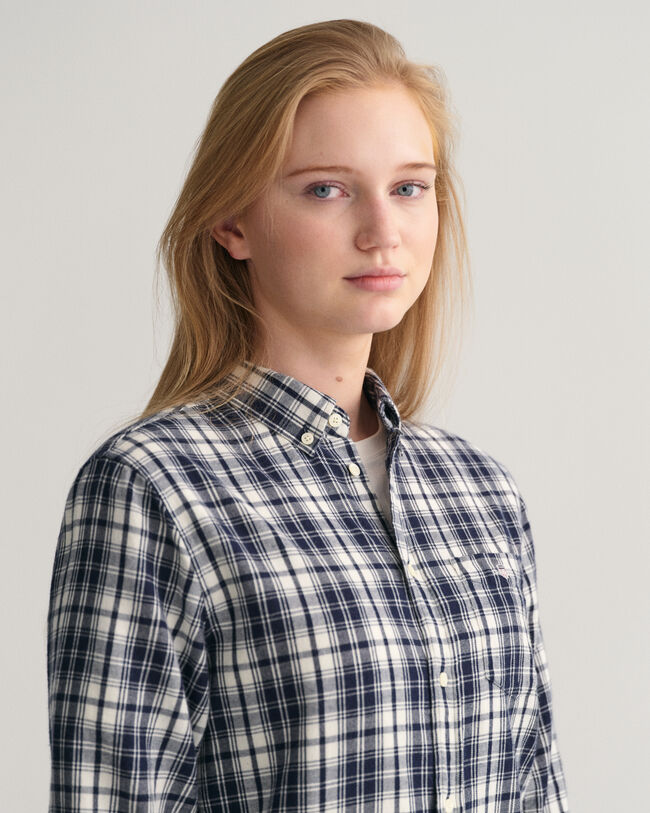 Teen Boys Regular Fit Checked Flannel Shirt