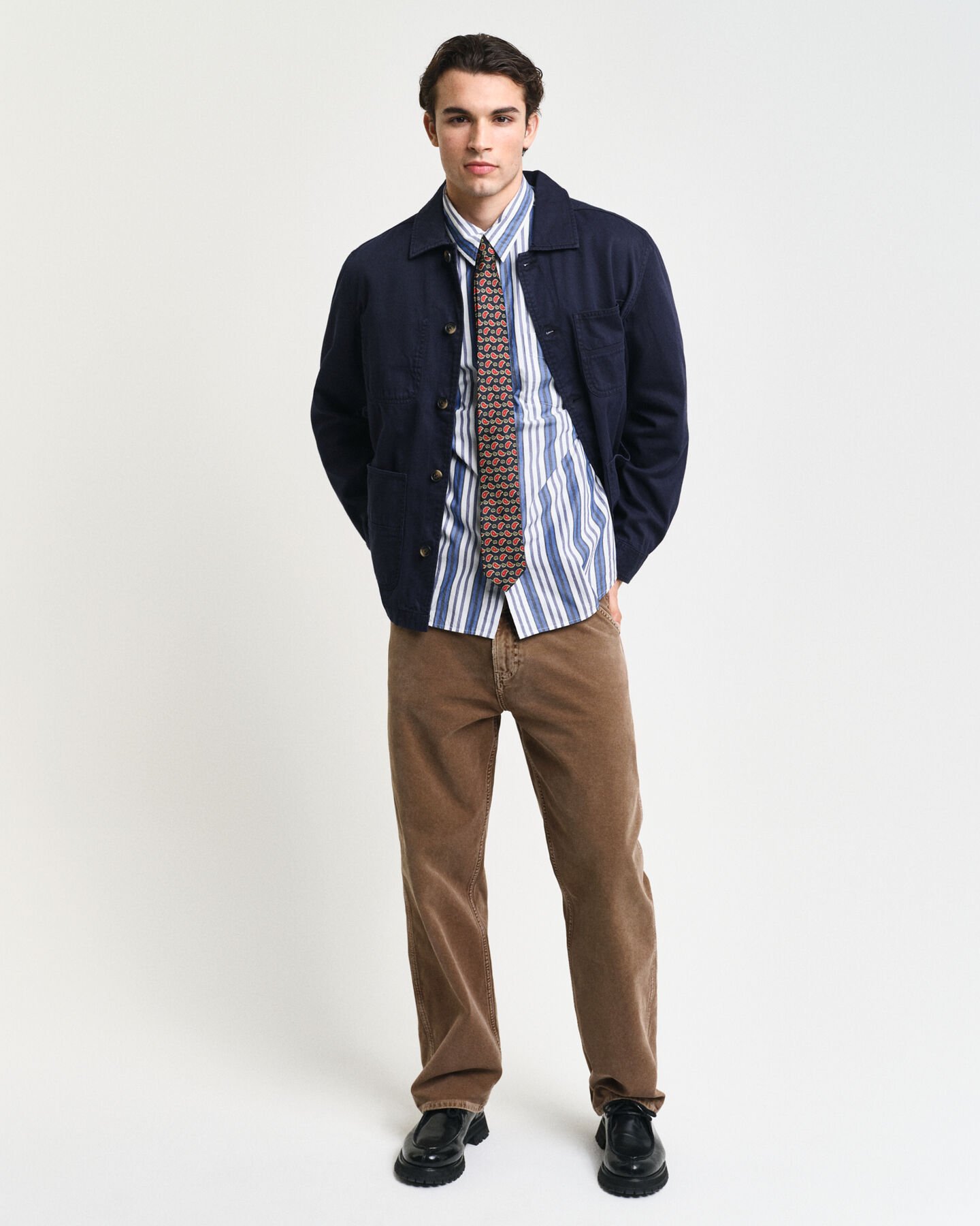 Garment-Dyed Overshirt