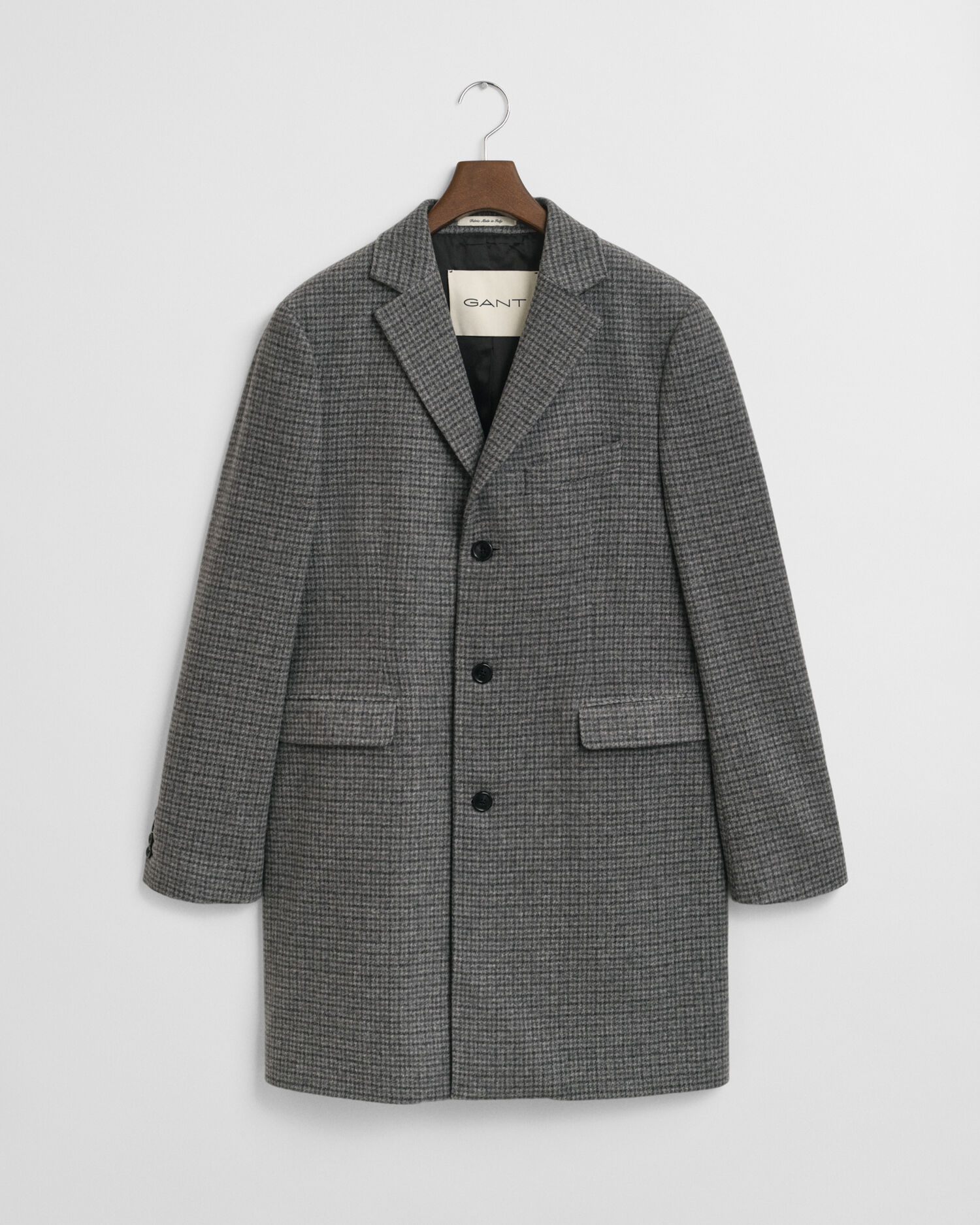 Two-Tone Wool Coat