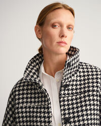 Houndstooth Cropped Jacket