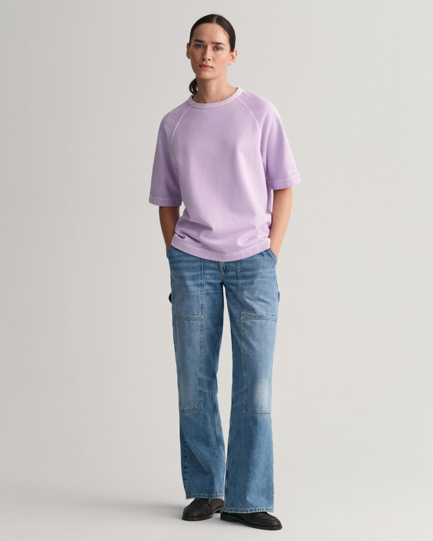 Sunfaded Short Sleeve Sweatshirt