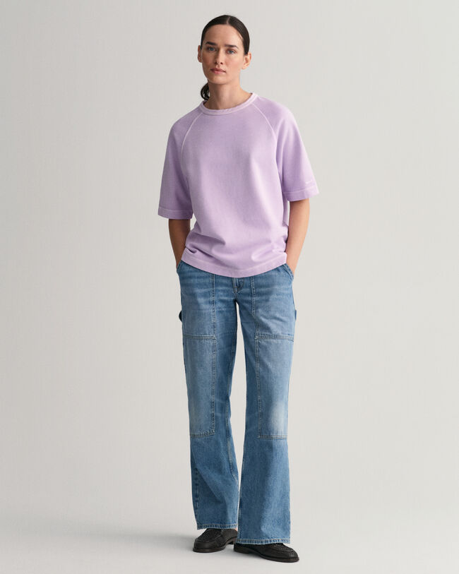 Sunfaded Short Sleeve Sweatshirt