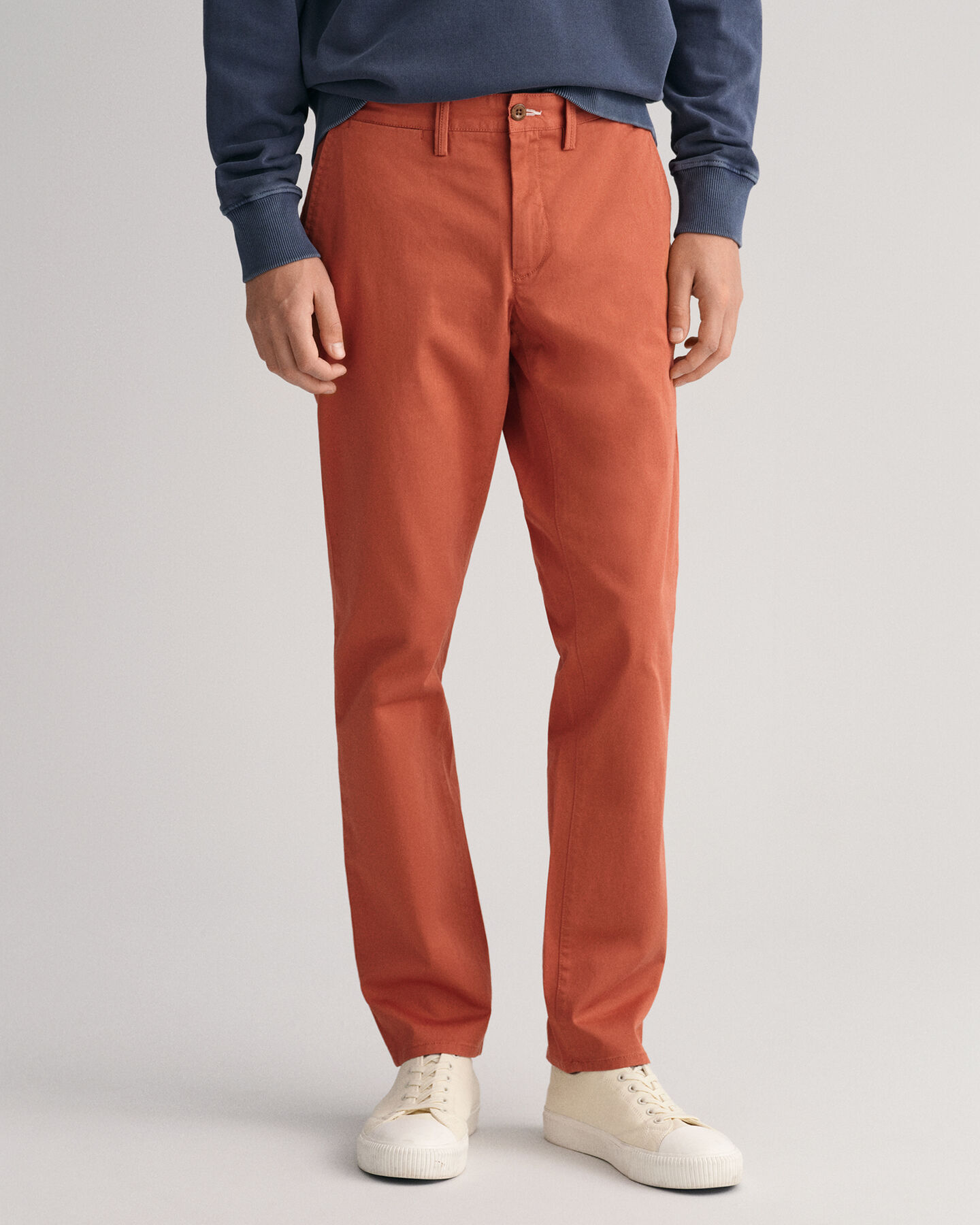 Hallden Slim Fit Twill Chinos