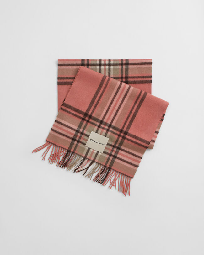Tartan Checked Wool Scarf