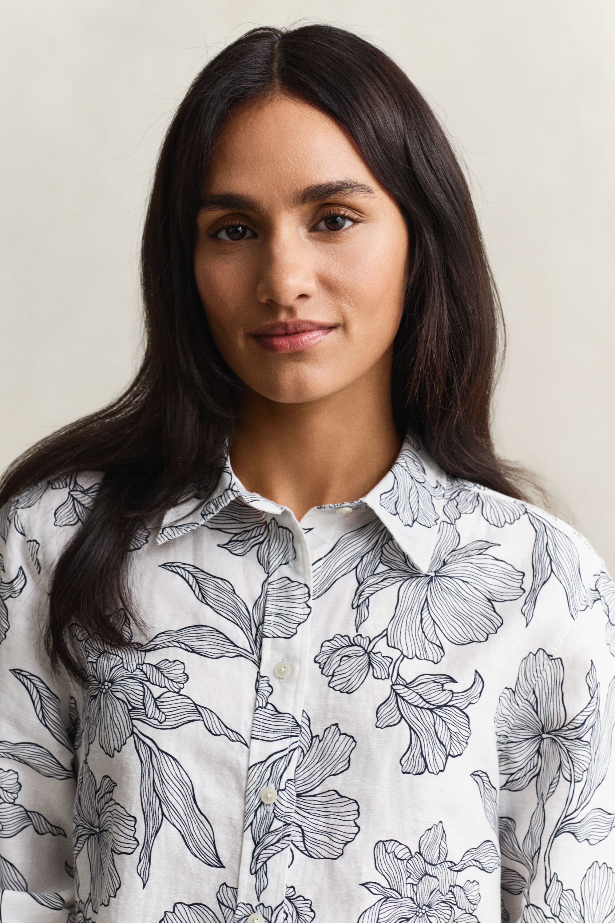 Floral Linen Shirt