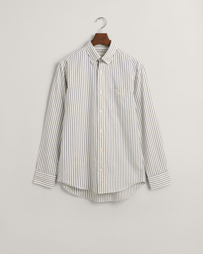 Regular Fit Striped Archive Oxford Shirt