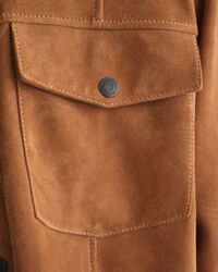 Oversized Suede Shirt