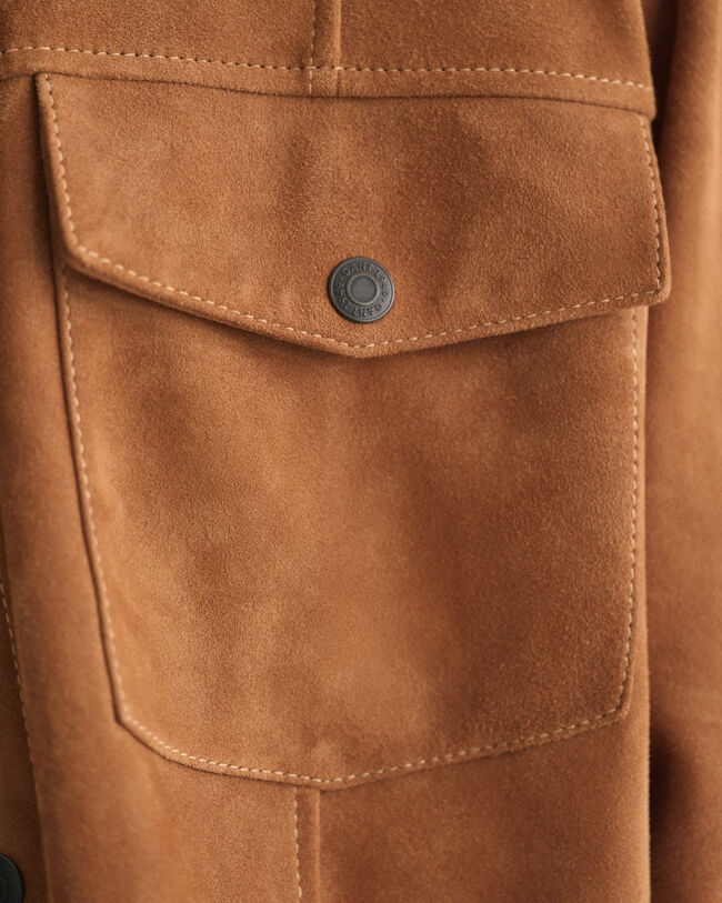 Oversized Suede Shirt