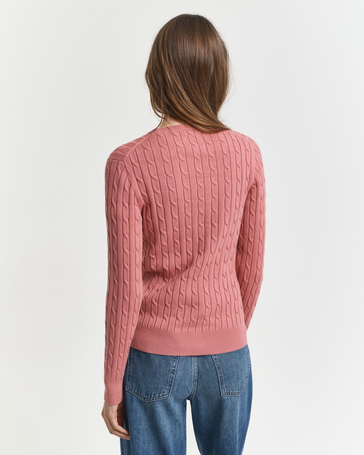 Cable Knit Crew Neck Sweater