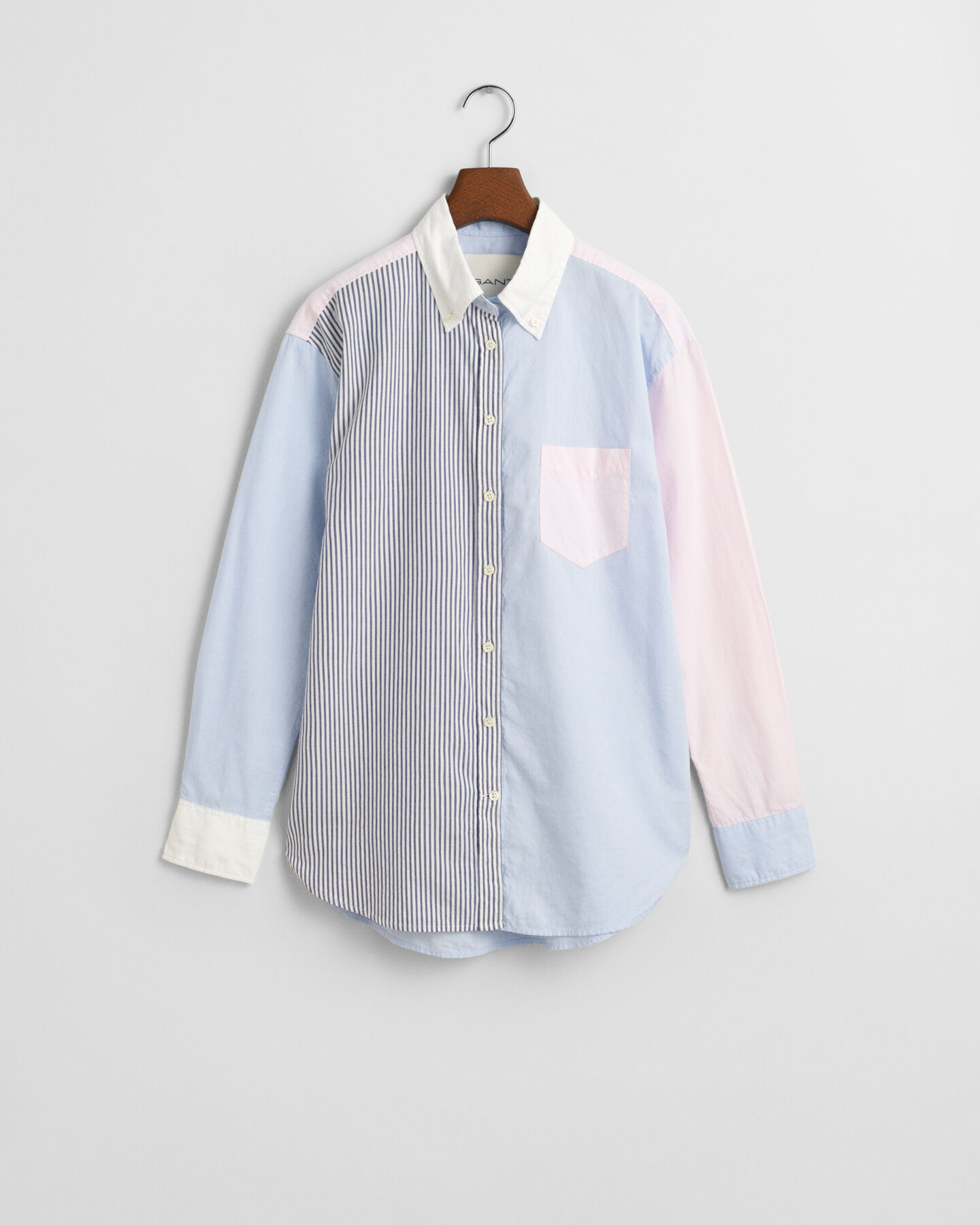 Relaxed Fit Patchwork Shirt