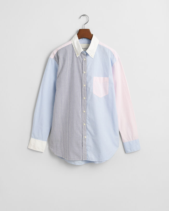 Relaxed Fit Patchwork Shirt