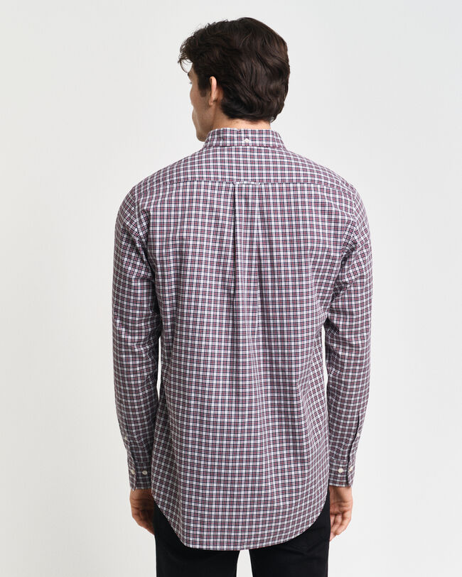 Regular Fit Small Checked Poplin Shirt