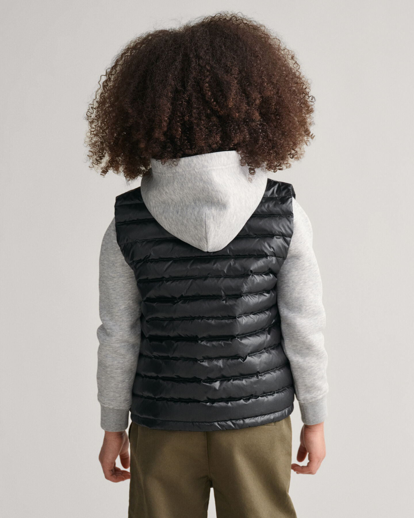 Kids Shiny Lightweight Padded Down Vest